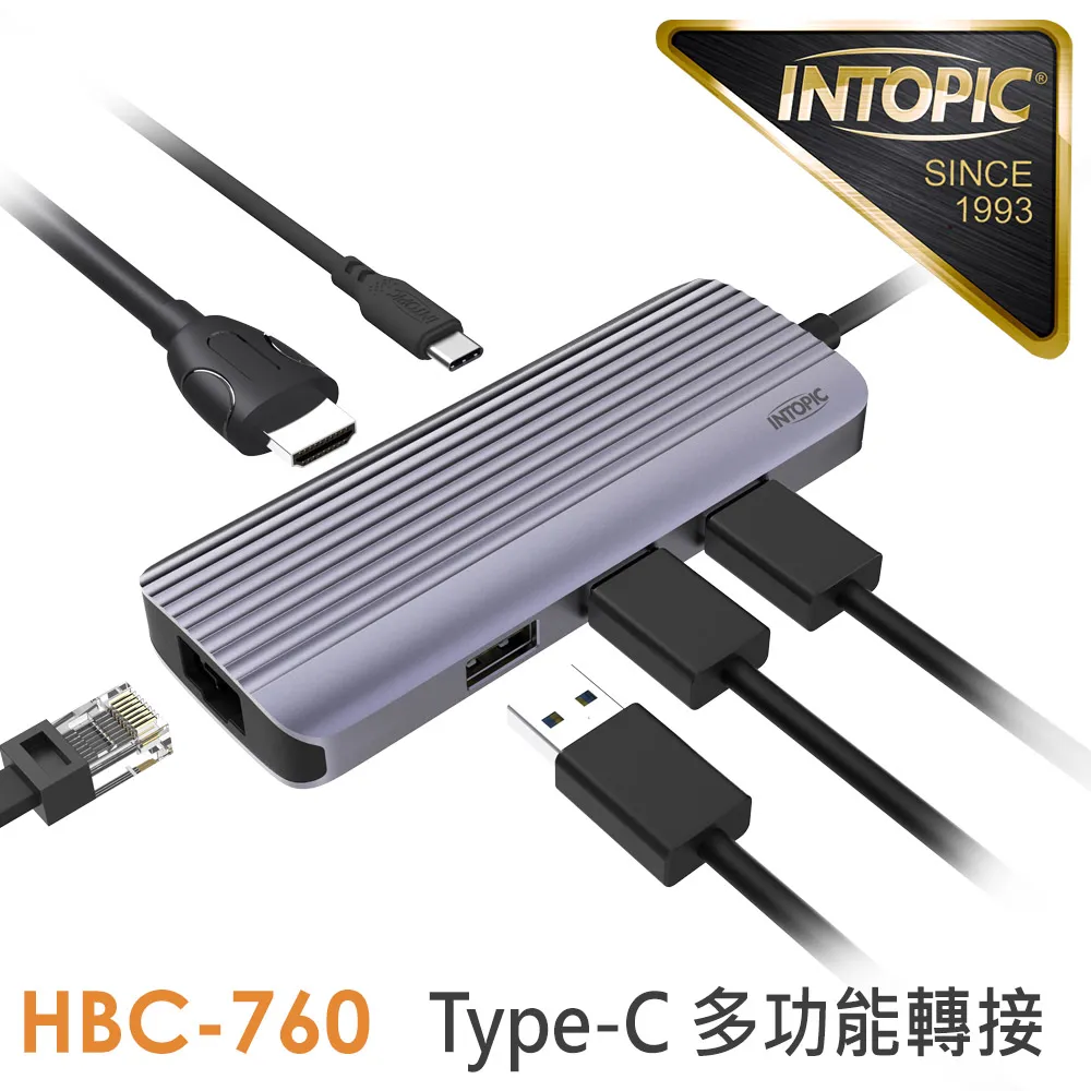 INTOPIC 廣鼎 六合一Type-C多功能集線器(HBC-660) 歷史價格詳細信息