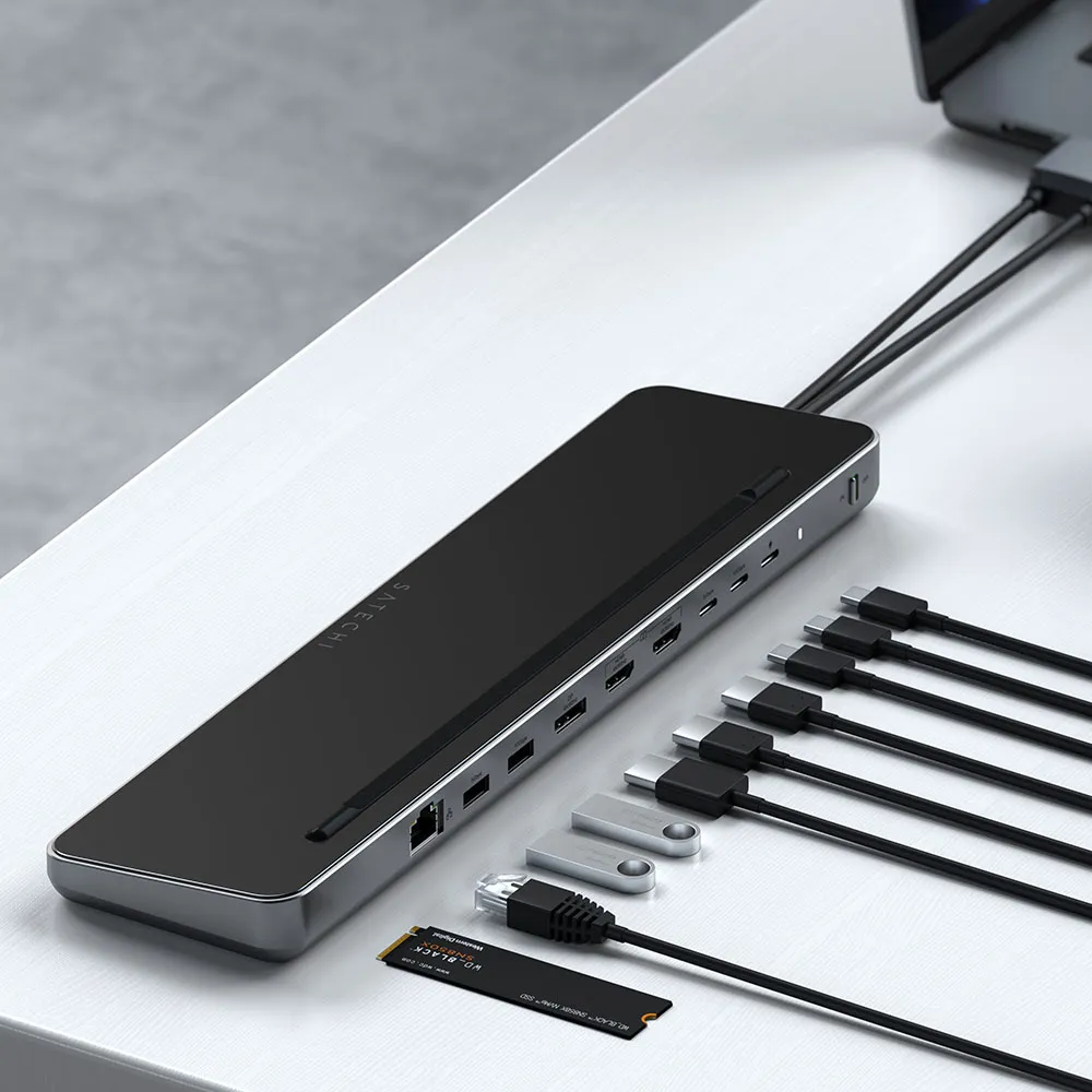 Satechi擴展塢Typec轉換USB集線器適 MacBook筆記本電腦平板手機拓展hdmi投屏hub分線器多功能接 歷史價格詳細信息