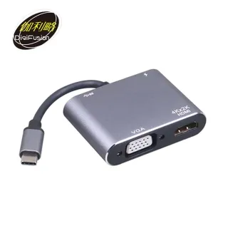 【伽利略】TYPE-C轉HDMI(4K2K)+VGA+DVI+USB 轉接器 歷史價格詳細信息