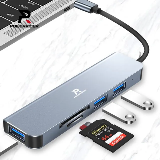 PowerRider HB-P23 十合一PD100W透明機甲集線器 銀灰色 歷史價格詳細信息