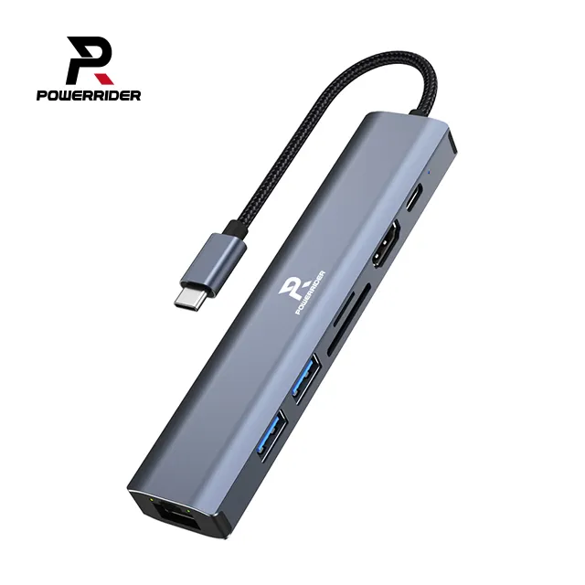 PowerRider HB-P23 十合一PD100W透明機甲集線器 銀灰色 歷史價格詳細信息