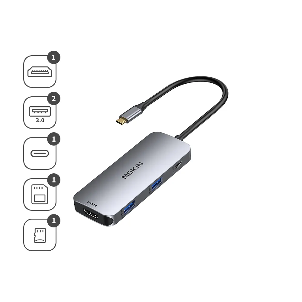 MOKiN 10合1 多屏多工集線器 （UC1801-J） 歷史價格詳細信息