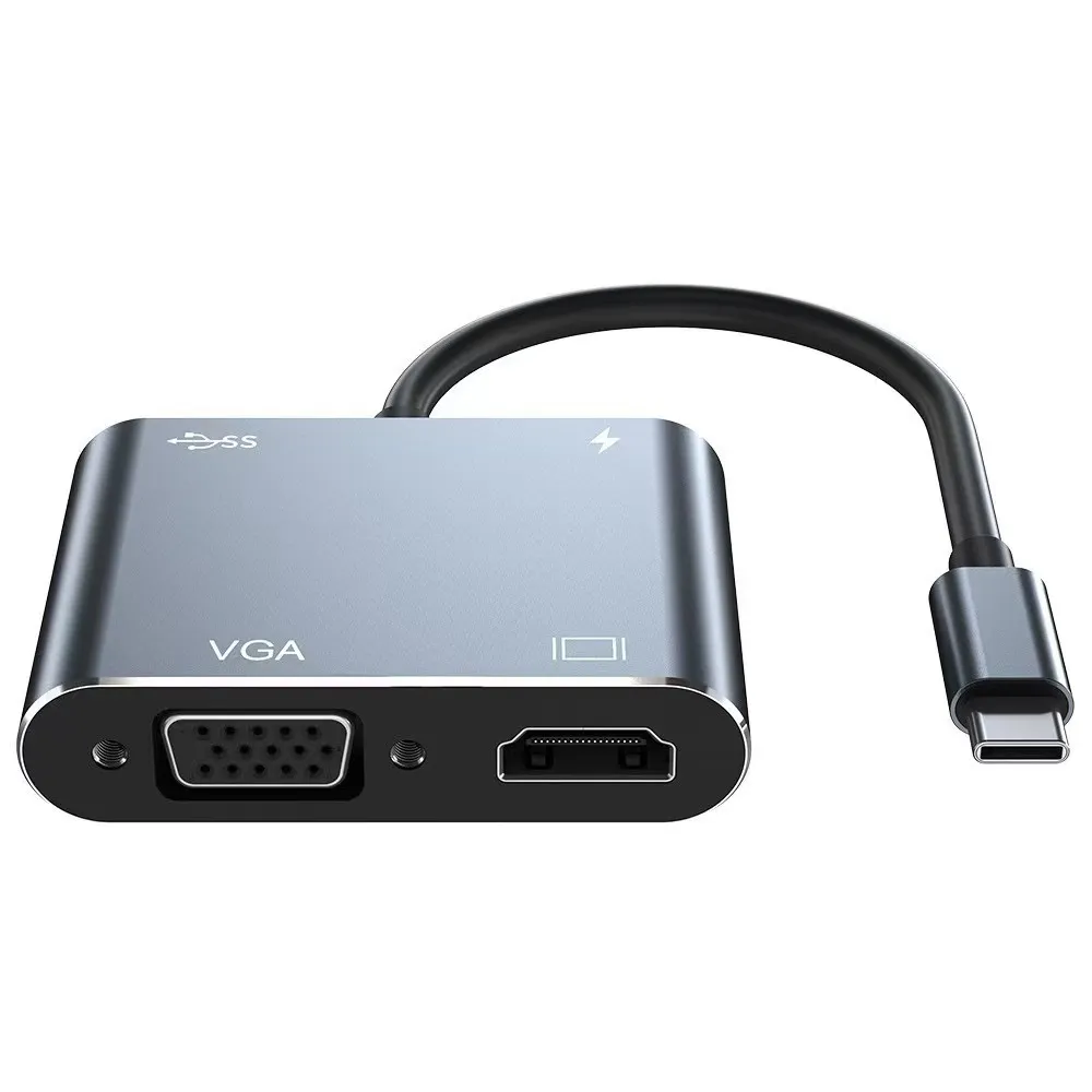 Type-c to HDMI4K2K+VGA+USB3.0+PD 影音轉接器 價格比較,價格查詢,歷史價格詳細信息