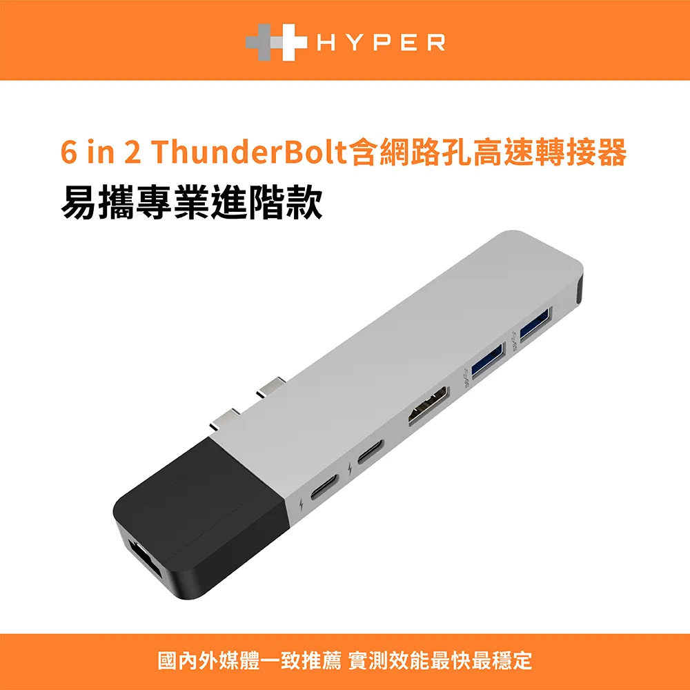 HyperDrive 6-in-2 USB-C Hub-銀 歷史價格詳細信息