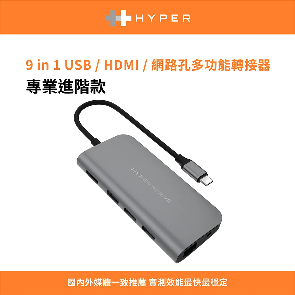 HyperDrive 9-in-1 USB-C Hub-太空灰 歷史價格詳細信息