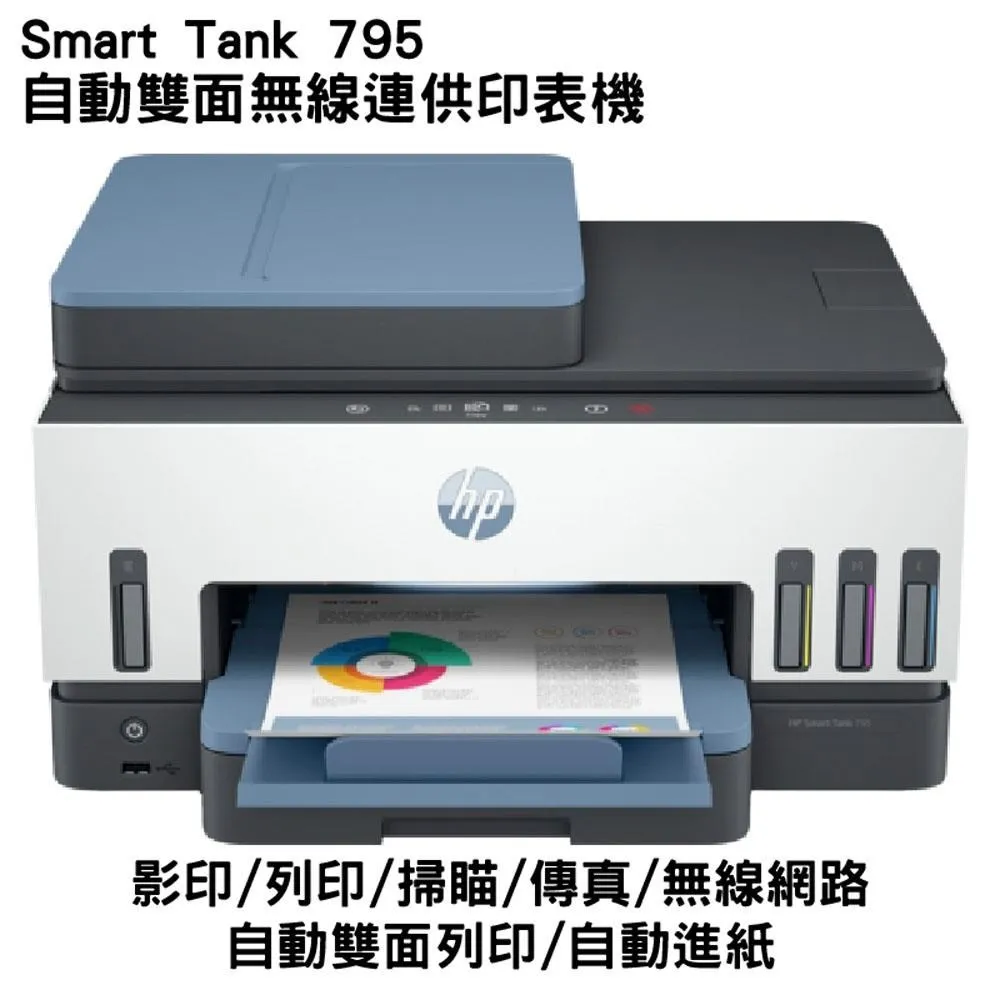 HP Smart Tank 795 四合一多功能 自動雙面無線連供印表機 歷史價格詳細信息