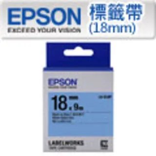 EPSON LK-5LBP C53S655406 粉彩系列藍底黑字標籤帶(寬度18mm) 歷史價格詳細信息