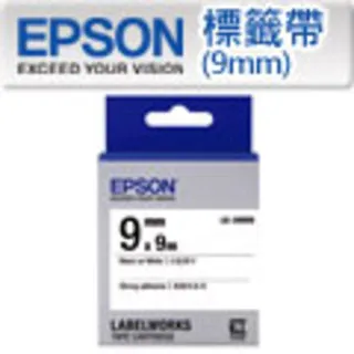 EPSON LK-3WBW C53S653410 高黏性系列白底黑字標籤帶 寬度9mm 歷史價格詳細信息