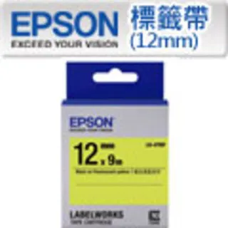 【EPSON】標籤帶 螢光黃底黑字/12mm(LK-4YBF) 歷史價格詳細信息
