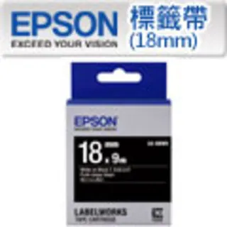 EPSON LK-5BWV C53S655414 黑底系列黑底白字標籤帶(寬度18mm) 歷史價格詳細信息
