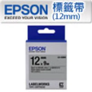 EPSON LK-4SBM 標籤機色帶 金銀系列 銀底黑字 12mm 長度9M 日本製造 符合RoHS 防水耐磨材質 歷史價格詳細信息