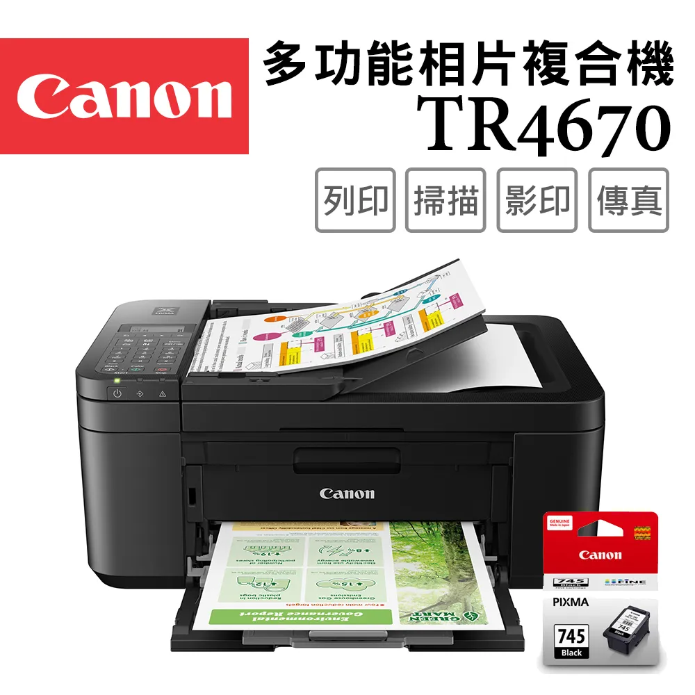 Canon PIXMA TR4570 傳真多功能相片複合機 廠商直送 現貨 歷史價格詳細信息