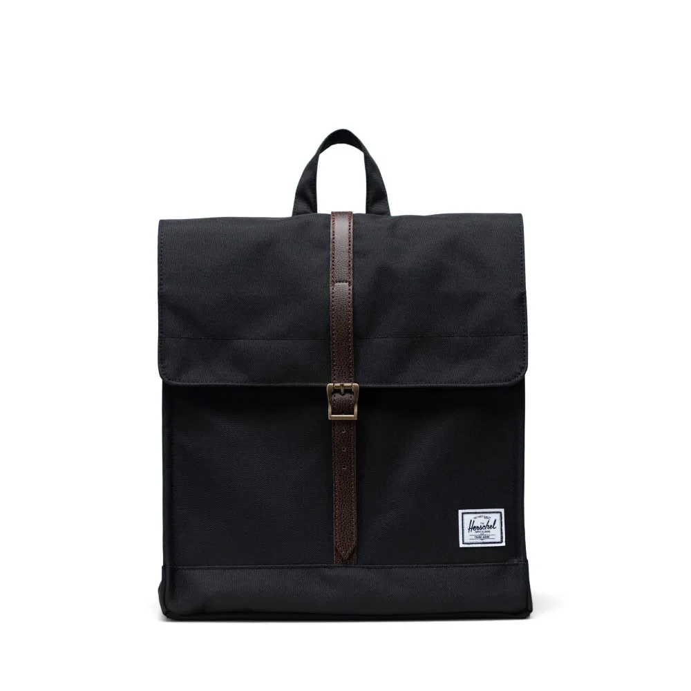 【Herschel】City Mid 後背包 輕量 拉鍊 磁扣 收納 14L - 極致黑 歷史價格詳細信息