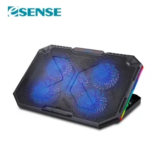 Esense 逸盛 G10 RGB 電競筆電散熱墊 6段高度調整/10模式RGB炫彩/雙USB設計/適用17吋以下筆電 歷史價格詳細信息