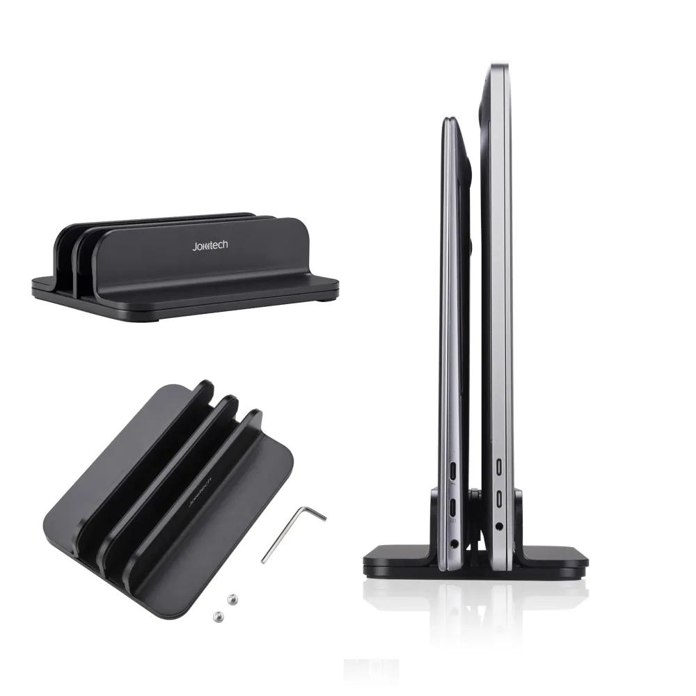 Jokitech 雙口垂直式筆電立架 鋁合金筆記型電腦收納架 歷史價格詳細信息