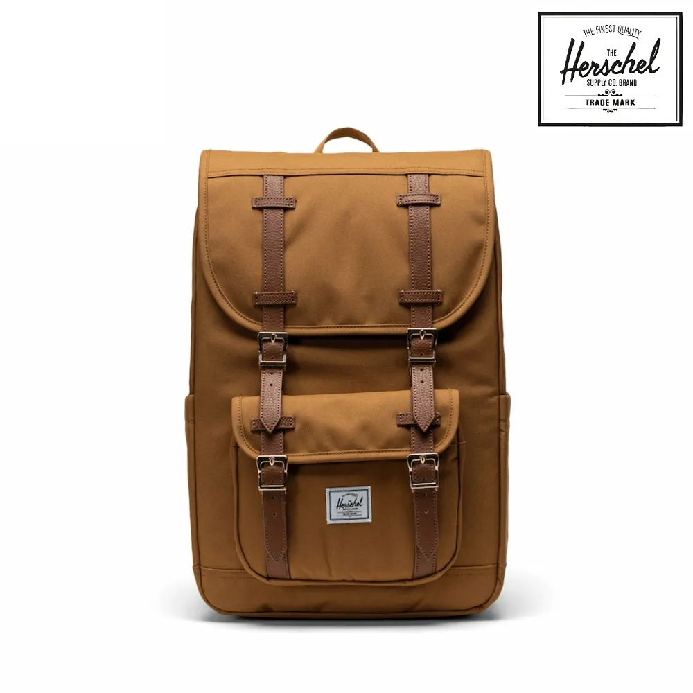 【Herschel】Little America™Mid 後背包 16吋筆電 大容量 減壓肩帶 21L - 燕麥色 歷史價格詳細信息