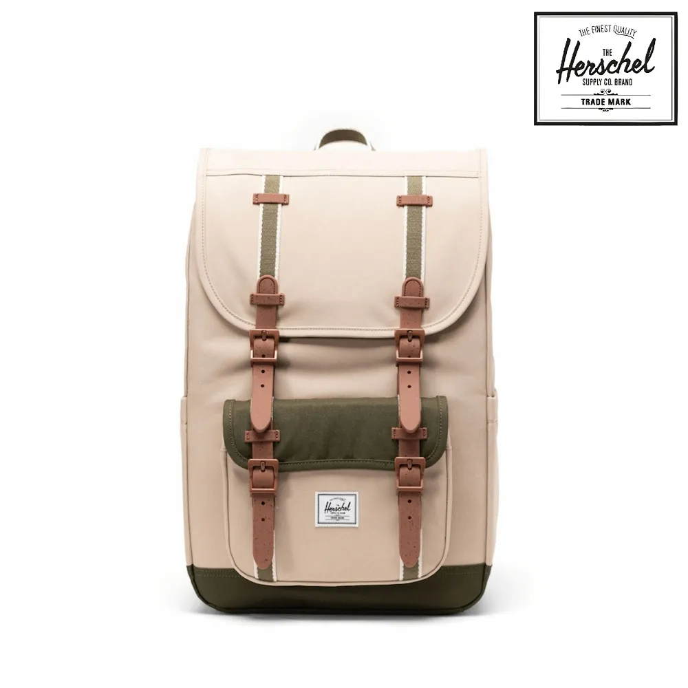 【Herschel】Little America™Mid 後背包 16吋筆電 大容量 減壓肩帶 21L - 燕麥色 歷史價格詳細信息