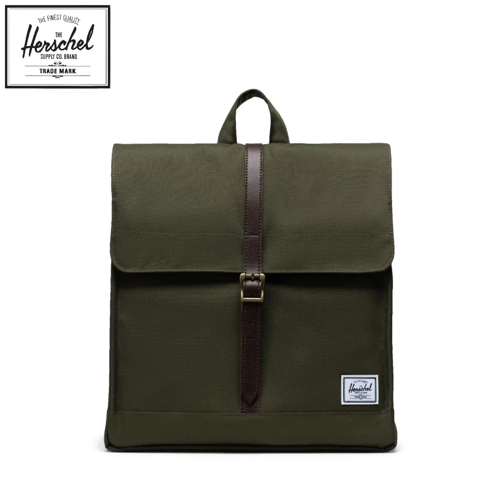 【Herschel】City Mid 後背包 輕量 拉鍊 磁扣 收納 14L - 極致黑 歷史價格詳細信息