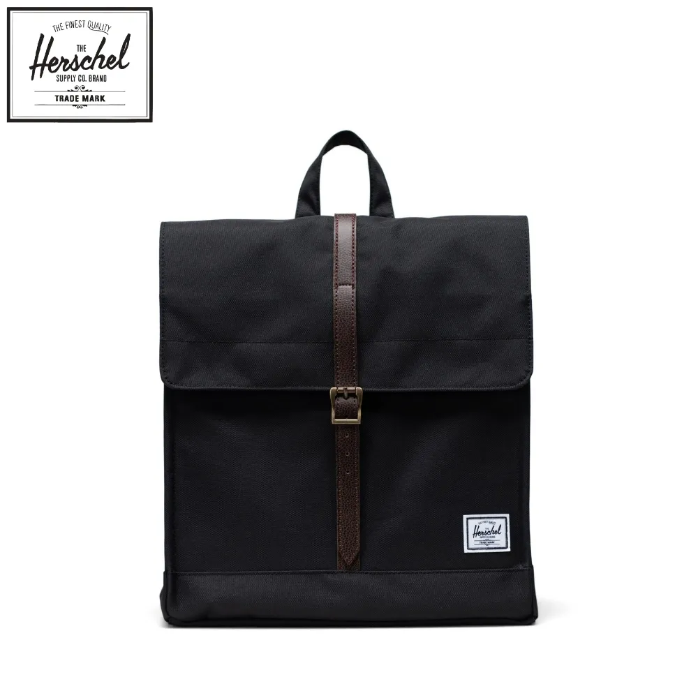 【Herschel】City Mid 後背包 輕量 拉鍊 磁扣 收納 14L - 極致黑 歷史價格詳細信息