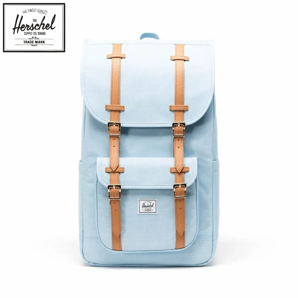 【Herschel】Little America™ 後背包 16吋筆電 大容量 減壓肩帶 21L - 青瓷綠 歷史價格詳細信息