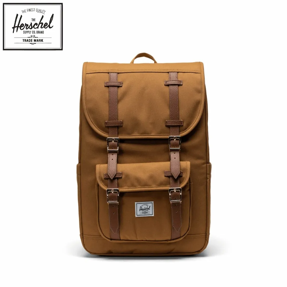 【Herschel】Little America™Mid 後背包 16吋筆電 大容量 減壓肩帶 21L - 燕麥色 歷史價格詳細信息
