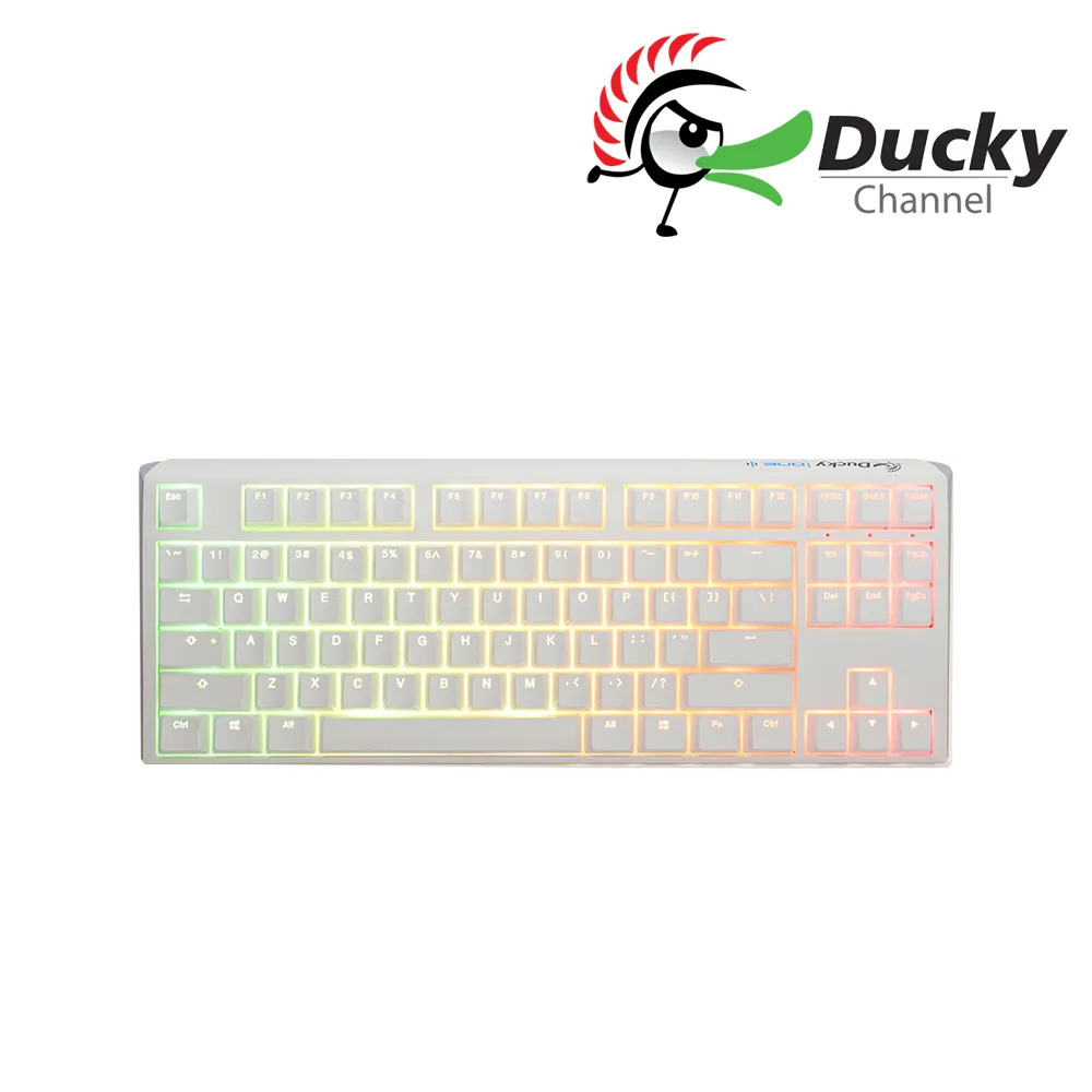 Ducky One3 Pure white80% RGB 白色 PBT二色 機械式鍵盤 中文 歷史價格詳細信息