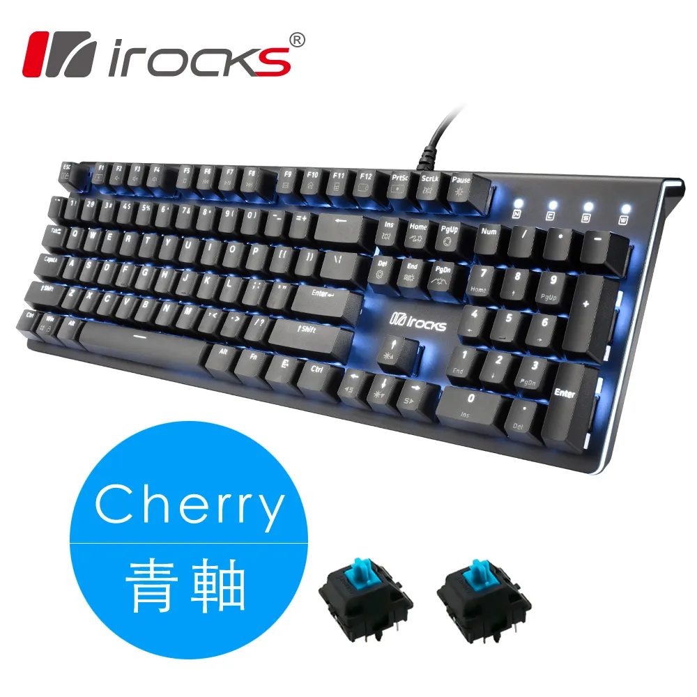 iRocks K75M 黑色上蓋單色背光機械式鍵盤-紅軸 歷史價格詳細信息