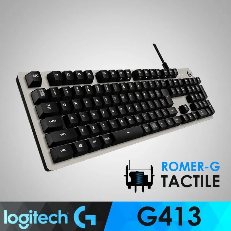 羅技 G413 機械式背光遊戲鍵盤 (紅色背光) 歷史價格詳細信息
