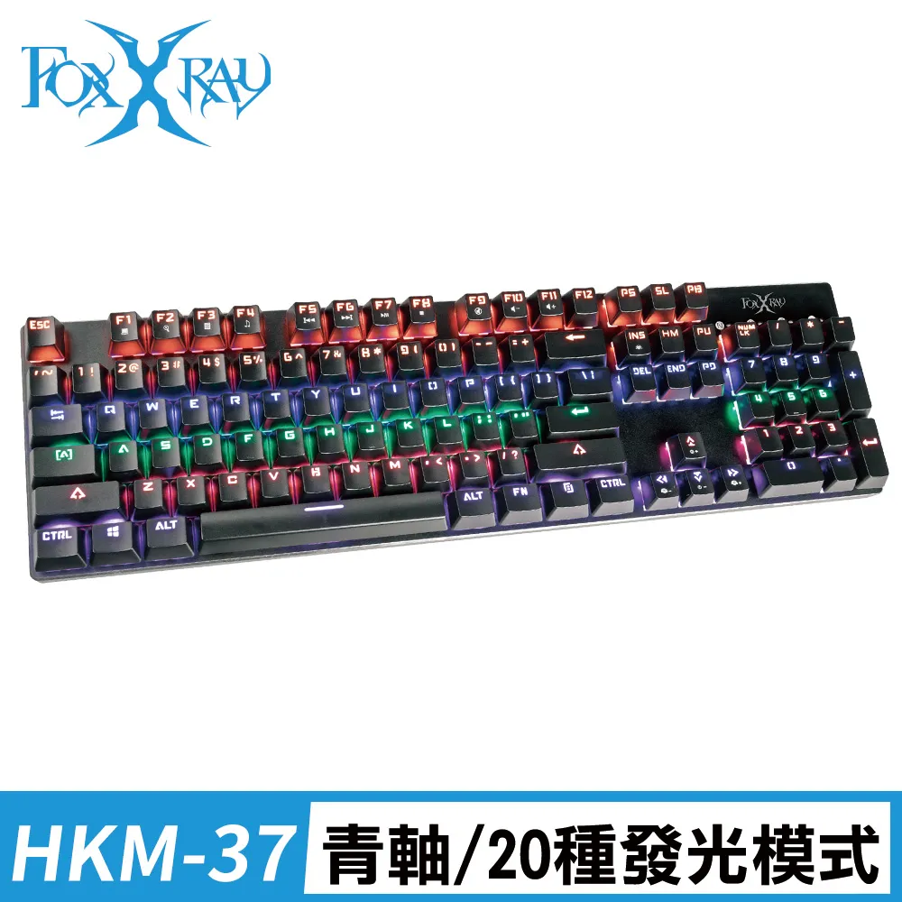 【Foxxray】FXR-HKM-37 暗冽戰狐 機械式鍵盤 電競鍵盤 青軸 歷史價格詳細信息