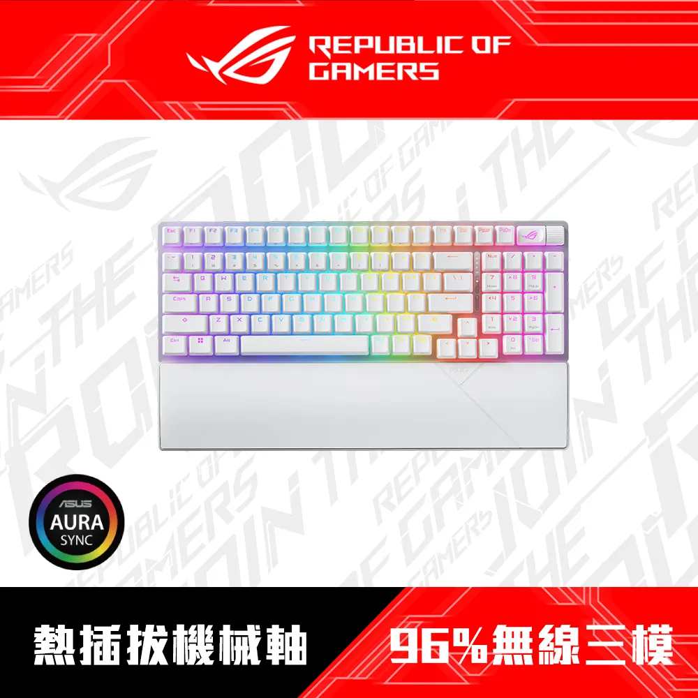 ROG STRIX SCOPE II 96 Wireless NX軸 雪軸 Snow軸 PBT中文 無線電競鍵盤 歷史價格詳細信息