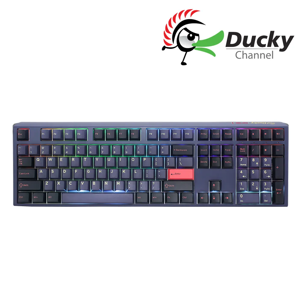 Ducky ONE 3 星空藍 100% 機械鍵盤 機械鍵盤 PBT鍵帽/音感還原/衛星軸調教 歷史價格詳細信息