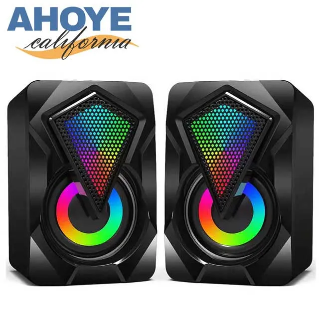 【Ahoye】兩件式小電腦喇叭 (USB供電) 電競喇叭 歷史價格詳細信息