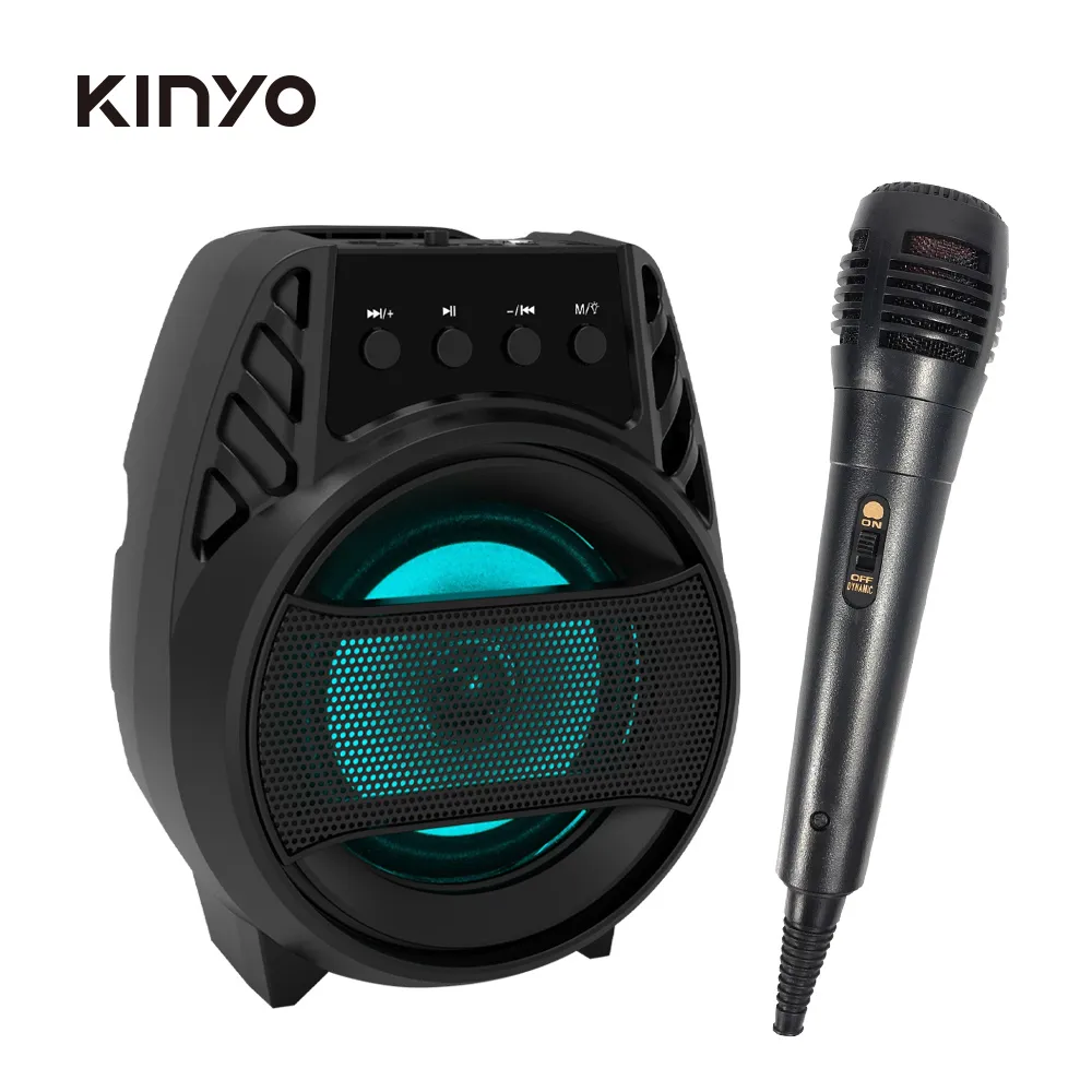 【KINYO】行動KTV卡拉OK藍芽喇叭無線麥克風(BDM-530)K歌+炫光-超值2入組 歷史價格詳細信息