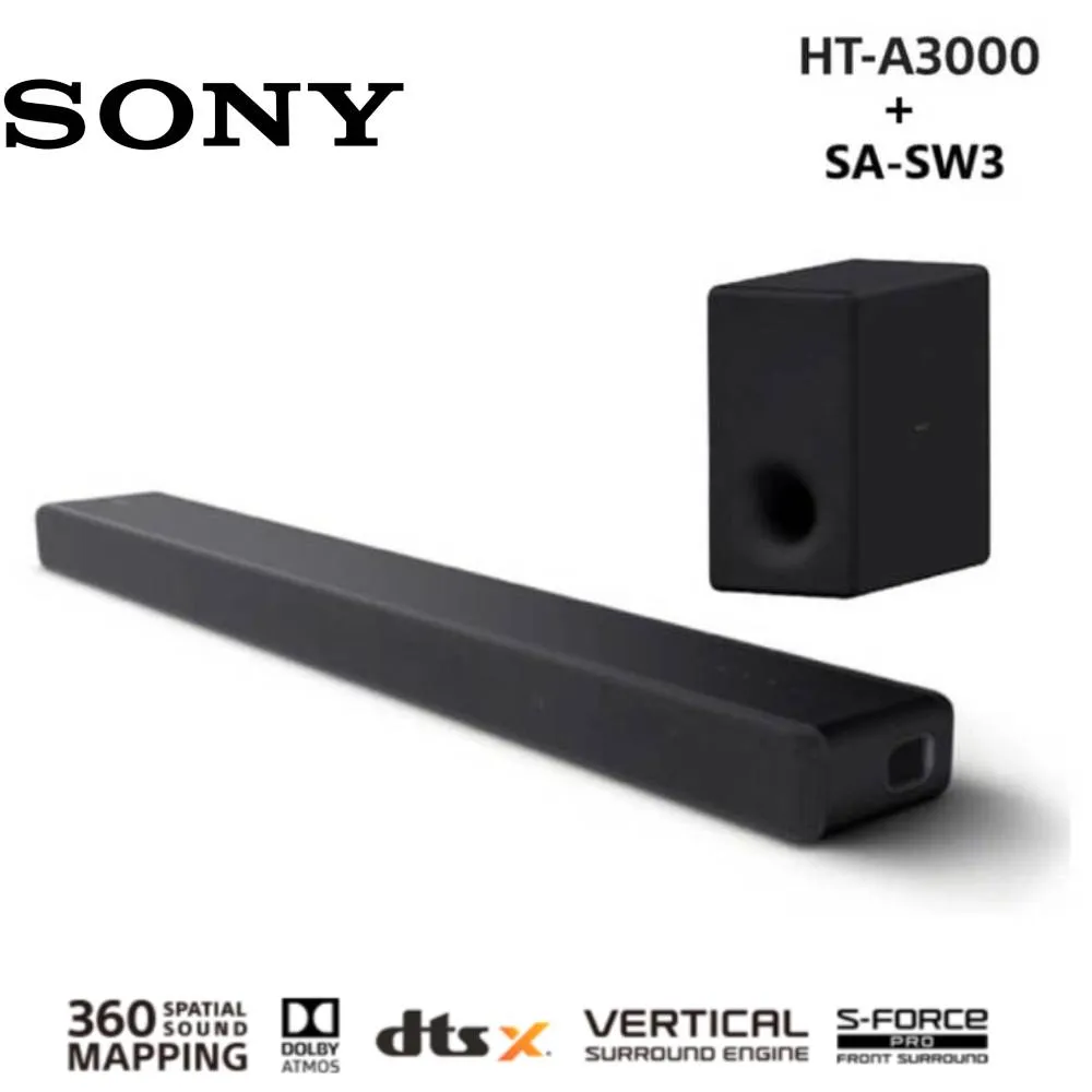 SONY 索尼 3.1聲道 聲霸 SOUNDBAR(HT-A3000) 聊聊優惠 ＊米之家電＊ 歷史價格詳細信息