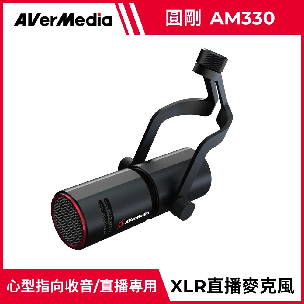 圓剛 黑鳩動圈式XLR麥克風AM330 歷史價格詳細信息