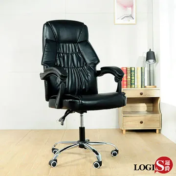 LOGIS 黑金鋼超高背辦公椅 人體工學椅 電腦椅 升降椅 椅子 書桌椅【519M3D】 歷史價格詳細信息