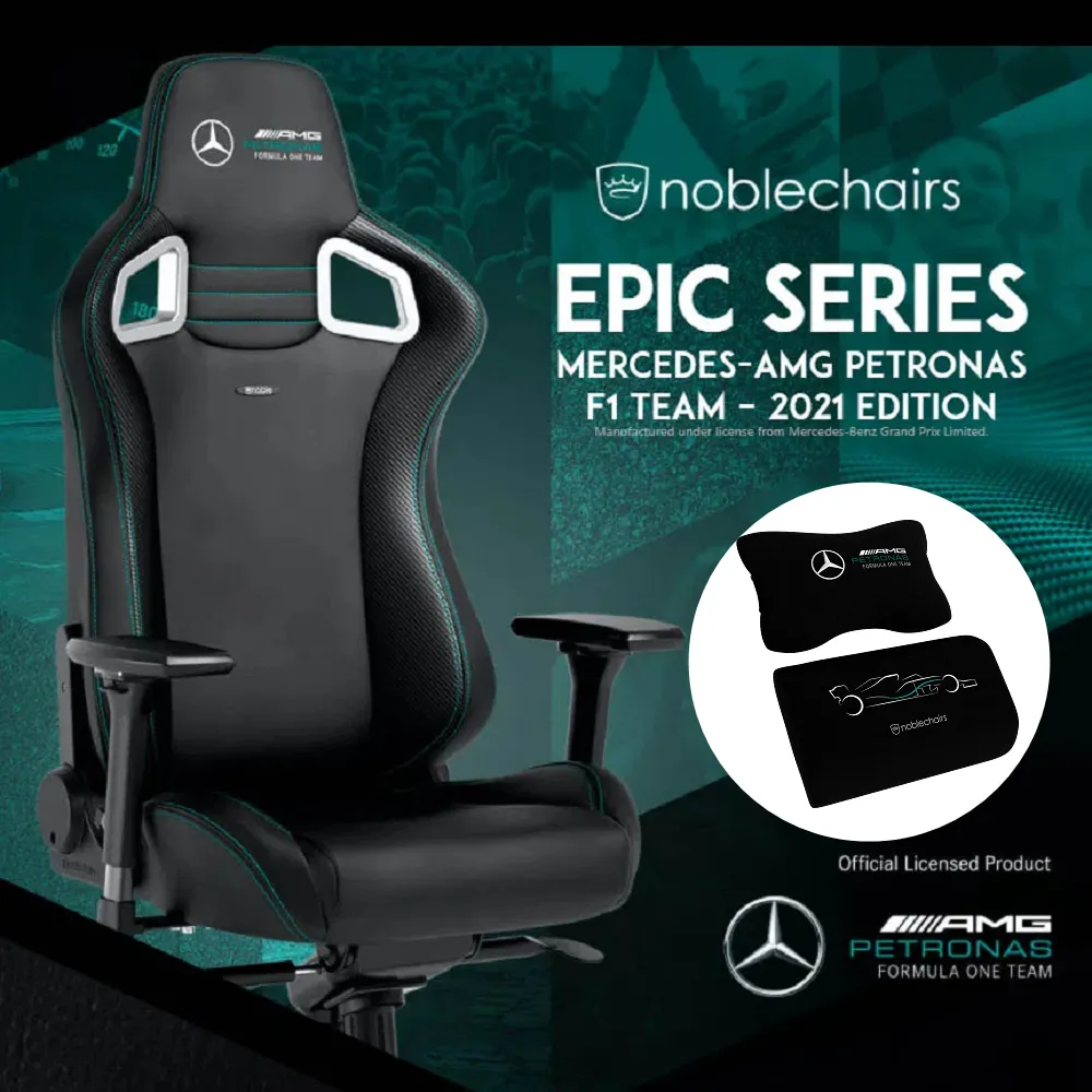 noblechairs EPIC PU系列電競椅-黑底金車線 歷史價格詳細信息