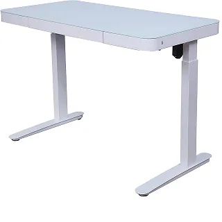 鋼化玻璃桌面電動升降桌電腦桌臺式家用桌子臥室書桌學生學習桌 歷史價格詳細信息