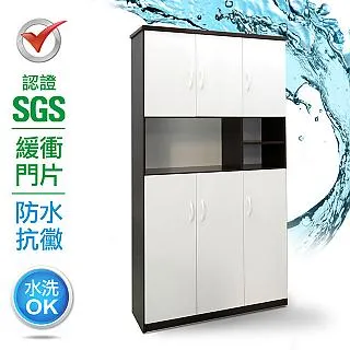 【IHouse】防水防潮 塑鋼六抽衣櫃 寬90深48高110cm 歷史價格詳細信息