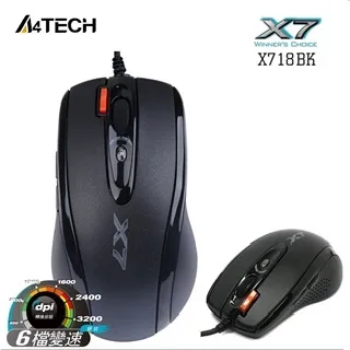 A4 雙飛燕 X-718BK 火力王 電競滑鼠/X7/3200dpi/內建記憶體/USB1000Hz 歷史價格詳細信息