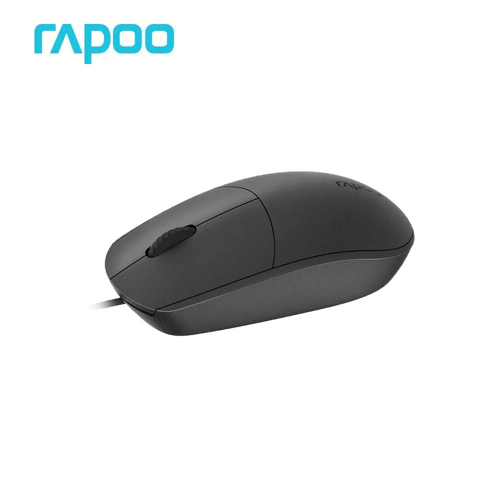 RAPOO雷柏 N100 有線滑鼠 人體工學/靈巧設計/高分辨率/1600 DPI/防滑滾輪 歷史價格詳細信息