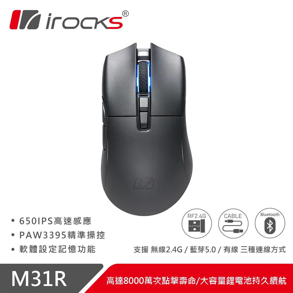 irocks M31R 無線 三模 滑鼠 白 + A36 耳機 歷史價格詳細信息