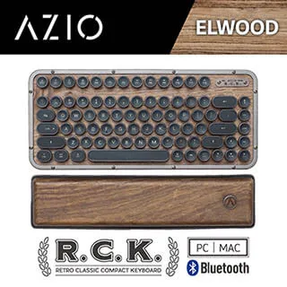 AZIO R.C.K. ARTISAN 短版 無線藍芽牛皮復古打字機鍵盤 無線 中文 歷史價格詳細信息