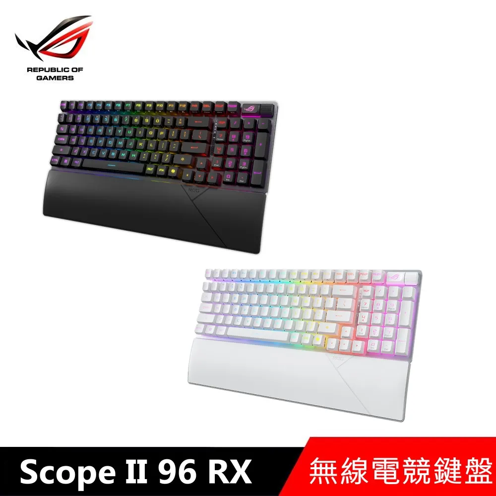 【ASUS 華碩】ROG Strix Scope II 96 RX Wireless 電競鍵盤 月光白(青軸/紅軸) 歷史價格詳細信息
