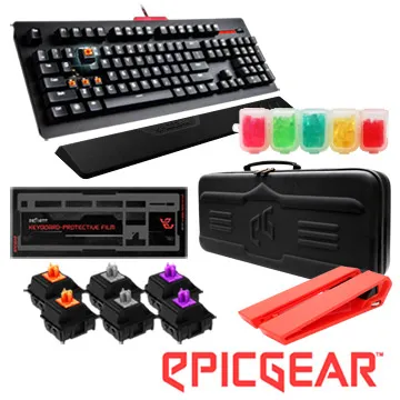 EPICGEAR 戰魔者鍵盤超值組-橘軸中文 價格比較,價格查詢,歷史價格詳細信息
