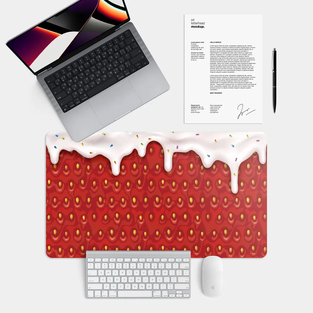 草莓熊滑鼠墊防腱鞘炎護腕記憶棉鍵盤手託矽膠護腕墊可愛護腕託 歷史價格詳細信息