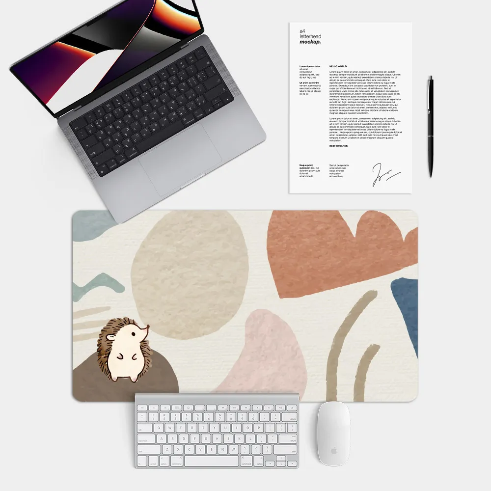 刺蝟 大尺寸 電競滑鼠墊 餐墊 辦公桌墊 歷史價格詳細信息