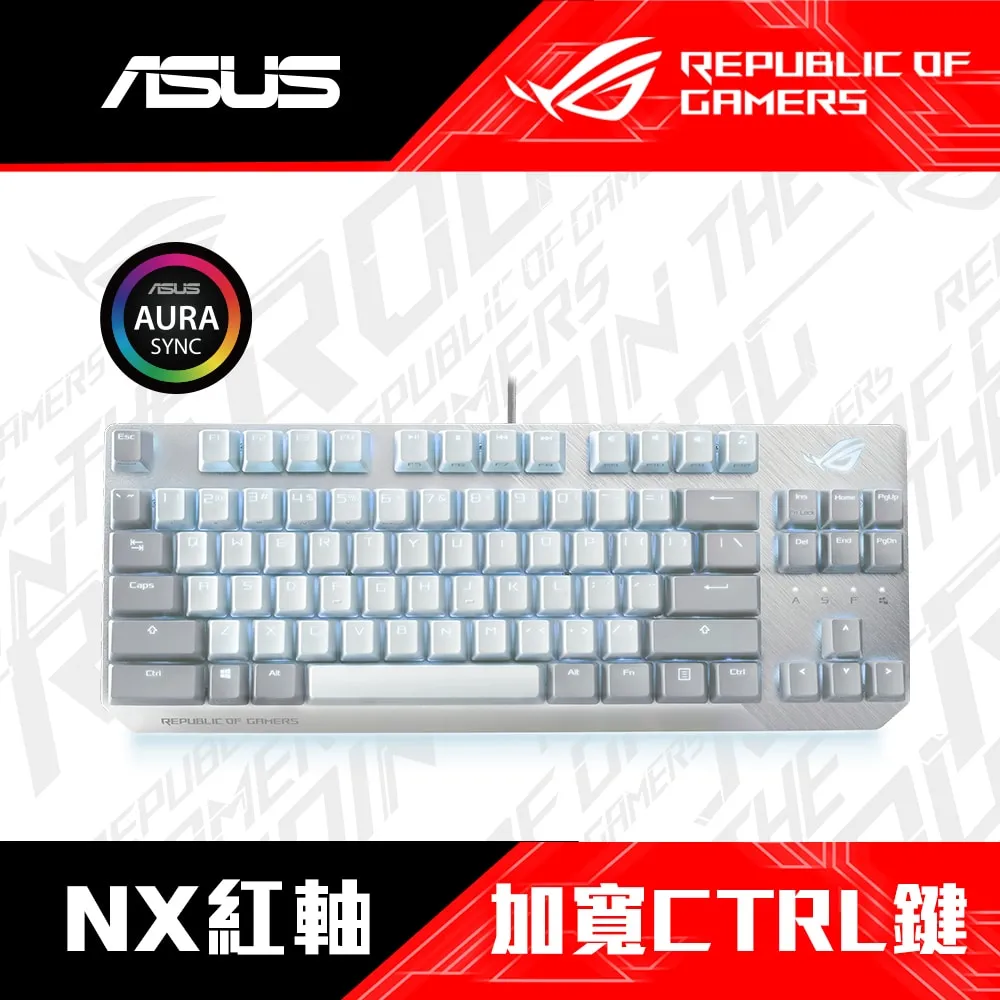 ASUS ROG Strix Scope TKL Moonlight White 中文電競鍵盤【現貨】【GAME休閒館】 歷史價格詳細信息