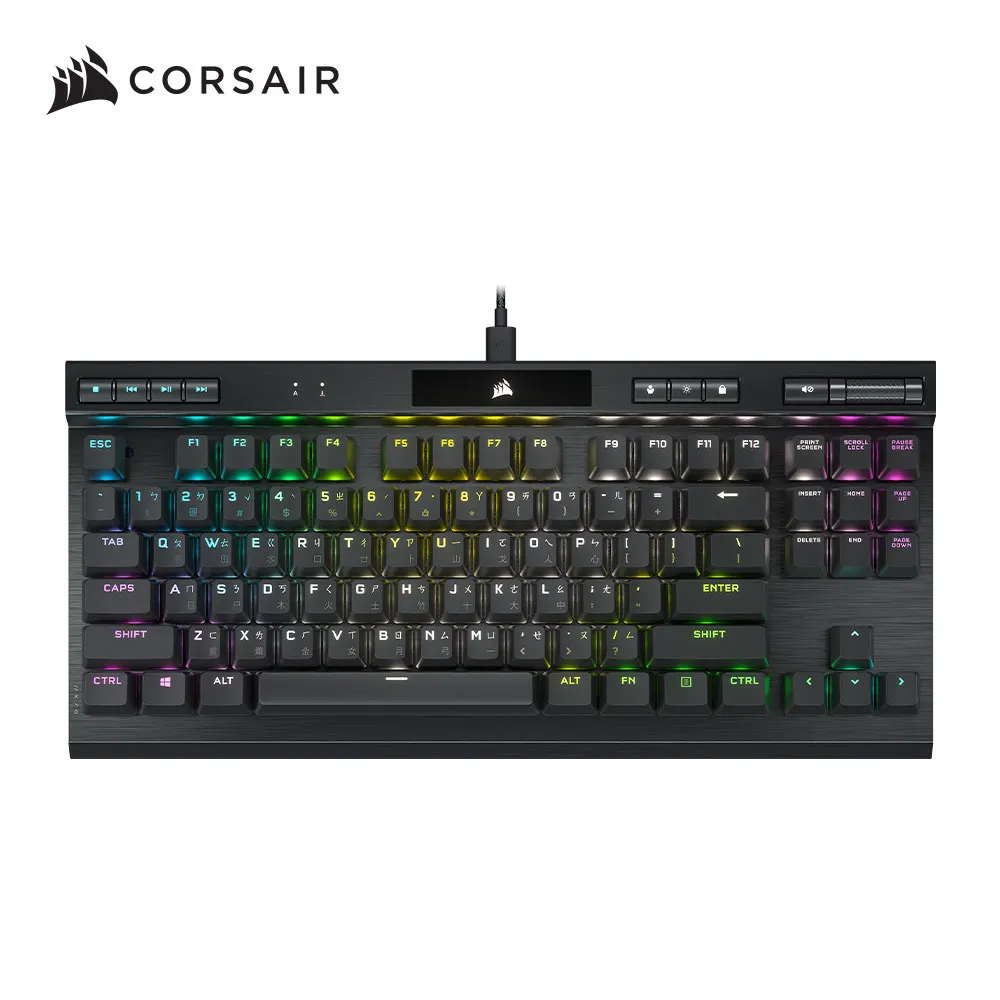CORSAIR 海盜船 K70 RGB TKL 光軸英文電競鍵盤 機械軸/PBT鍵帽【GAME休閒館】 歷史價格詳細信息