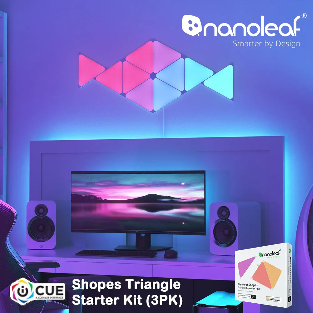 Nanoleaf Shapes 智能三角燈 (3片擴充組) -【RAZER 雷蛇御用燈片】 歷史價格詳細信息
